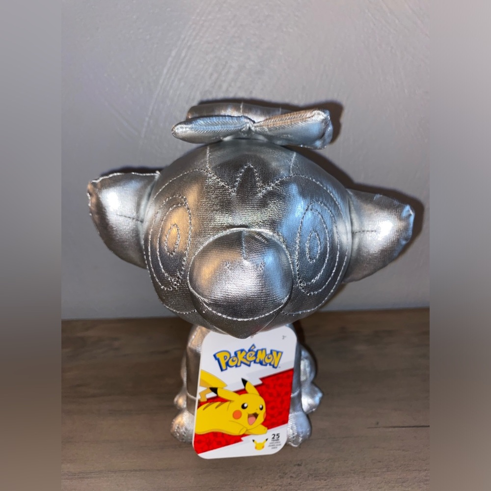 Pokémon 8" Silver Grookey 25th Anniversary Plush